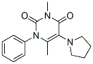 CAS 登录号:32150-61-1, 3,6-二甲基-1-苯基-5-吡咯烷-1-基嘧啶-2,4-二酮