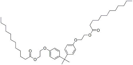 CAS 登录号：32154-05-5， 2-[4-[2-[4-(2-月桂酰氧基乙氧基)苯基]丙-2-基]苯氧基]乙基月桂酸酯