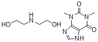 CAS#: 32156-80-2, 1,3-Dimethyl-7H-Purine-2,6-Dione; 2-(2-Hydroxyethylamino)Ethanol