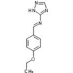 CAS#: 322413-06-9, (E)-1-(4-Ethoxyphenyl)-N-(1H-1,2,4-Triazol-5-Yl)Methanimine