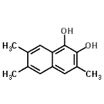 CAS 登录号：32249-78-8， 3,6,7-三甲基-1,2-萘二酚