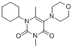 CAS#: 32250-76-3, 1-Cyclohexyl-3,6-Dimethyl-5-Morpholin-4-Ylpyrimidine-2,4-Dione