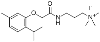 CAS#: 32305-19-4, Trimethyl-[3-[[2-(5-Methyl-2-Propan-2-Ylphenoxy)Acetyl]Amino]Propyl]Azanium Iodide