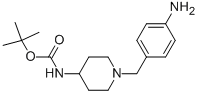 CAS#: 323578-56-9, [1-[(4-Aminophenyl)Methyl]-4-Piperidinyl]-Carbamic Acid 1,1-Dimethylethyl Ester
