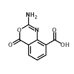 CAS 登录号：32360-46-6， 2-氨基-4-氧代-4H-3,1-苯并恶嗪-8-羧酸