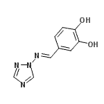 CAS 登录号：324033-15-0， 4-[(E)-(1H-1,2,4-三唑-1-基亚氨基)甲基]-1,2-苯二酚