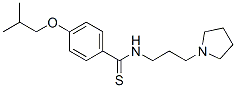 CAS 登录号:32417-08-6, 4-(2-甲基丙氧基)-N-(3-吡咯烷-1-基丙基)硫代苯甲酰胺