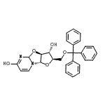 CAS#: 3249-94-3, (2R,3R,3aS,9aS)-2-[(Trityloxy)methyl]-2,3,3a,9a-tetrahydro-4aH-furo[2',3':4,5][1,3]oxazolo[3,2-a]pyrimidine-3,6-diol