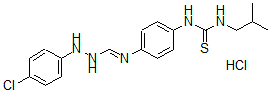 CAS#: 32503-00-7, 3-[4-[[2-(4-Chlorophenyl)Hydrazinyl]Methylideneamino]Phenyl]-1-(2-Methylpropyl)Thiourea Hydrochloride