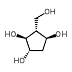 CAS#: 325480-60-2, (1S,2S,3R,4S)-3-(Hydroxymethyl)Cyclopentane-1,2,4-Triol