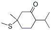 CAS 登录号：32564-30-0， 5-甲基-5-甲硫基-2-丙-2-基环己烷-1-酮