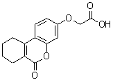 CAS 登录号：325737-63-1， [(6-氧代-7,8,9,10-四氢-6H-苯并[c]苯并吡喃-3-基)氧基]乙酸