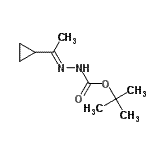 CAS 登录号：325857-26-9， 2-甲基-2-丙基(2E)-2-(1-环丙基乙基亚基)肼羧酸酯