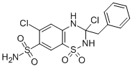 CAS#: 32586-76-8, 3,6-Dichloro-1,1-Dioxo-3-(Phenylmethyl)-2,4-Dihydrobenzo[e][1,2,4]Thiadiazine-7-Sulfonamide