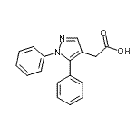 CAS#: 32702-05-9, (1,5-Diphenyl-1H-Pyrazol-4-Yl)Acetic Acid