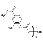 CAS#: 327046-67-3, Methyl 3-Amino-4-({[(2-Methyl-2-Propanyl)Oxy]Carbonyl}Amino)Benzoate