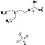 CAS 登录号：3272-63-7， (E)-N-[2-(二乙基氨基)乙基](亚氨基)甲烷二铵硫酸盐