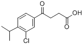 CAS#: 32780-41-9, 4-(3-Chloro-4-Propan-2-Ylphenyl)-4-Oxobutanoic Acid