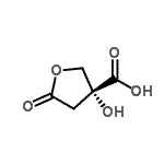 CAS#: 32814-34-9, (3R)-3-Hydroxy-5-Oxotetrahydro-3-Furancarboxylic Acid