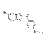 CAS#: 32816-75-4, (5-Bromo-1-Benzofuran-2-Yl)(4-Methoxyphenyl)Methanone