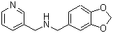 CAS 登录号：328261-31-0， 1-(1,3-苯并二氧戊环-5-基)-N-(3-吡啶基甲基)甲胺