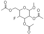 CAS 登录号：32934-08-0， 甲基 2,3,6-三-O-乙酰基-4-脱氧-4-氟吡喃己糖苷