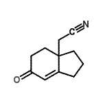 CAS#: 329686-73-9, (6-Oxo-1,2,3,4,5,6-hexahydro-3aH-inden-3a-yl)acetonitrile