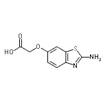 CAS#: 329904-53-2, [(2-Amino-1,3-Benzothiazol-6-Yl)Oxy]Acetic Acid