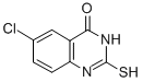 CAS 登录号：33017-85-5， 6-氯-2-巯基喹唑啉-4(3H)-酮