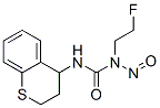 CAS 登录号:33024-46-3, 1-(2-氟乙基)-1-亚硝基-3-硫代色满-4-基脲