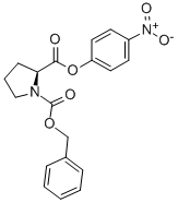 CAS 登录号：3304-59-4， 苄氧羰基-L-脯氨酸 4-硝基苯基酯