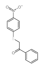CAS#: 33046-48-9, 2-(4-Nitrophenyl)Sulfanyl-1-Phenylethanone