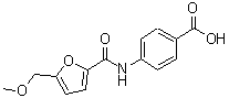 CAS#: 330638-42-1, 4-[(5-Methoxymethyl-Furan-2-Carbonyl)-Amino]-Benzoic Acid