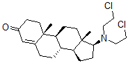 CAS#: 33068-77-8, (8R,9S,10R,13S,14S,17S)-17-[Bis(2-Chloroethyl)Amino]-10,13-Dimethyl-1,2,6,7,8,9,11,12,14,15,16,17-Dodecahydrocyclopenta[a]Phenanthren-3-One