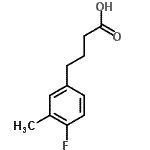 CAS 登录号：331-43-1， 4-(4-氟-3-甲基苯基)丁酸