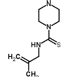 CAS 登录号：331235-95-1， N-(2-甲基-2-丙烯-1-基)-1-哌嗪硫代甲酰胺