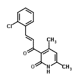 CAS#: 331445-67-1, 3-[(2E)-3-(2-Chlorophenyl)-2-Propenoyl]-4,6-Dimethyl-2(1H)-Pyridinone