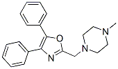 CAS 登录号：33161-88-5， 1-[[4,5-二(苯基)-1,3-恶唑-2-基]甲基]-4-甲基哌嗪