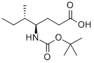 CAS 登录号：331763-49-6， 4-叔丁氧羰基-(R)-氨基-5-(S)甲基庚酸