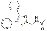 CAS#: 33178-39-1, N-[[4,5-Di(Phenyl)-1,3-Oxazol-2-Yl]Methyl]Acetamide