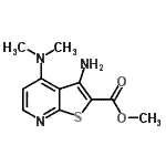 CAS#: 331857-03-5, Methyl 3-Amino-4-(Dimethylamino)Thieno[2,3-b]Pyridine-2-Carboxylate