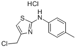 CAS 登录号：33188-18-0， 4-(氯甲基)-N-(4-甲基苯基)-1,3-噻唑-2-胺盐酸盐