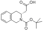 CAS 登录号：332064-64-9， 叔丁氧羰基-(R)-2-四氢异喹啉乙酸