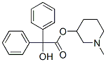 CAS 登录号:3321-80-0, (1-甲基哌啶-3-基)2-羟基-2,2-二(苯基)乙酸酯