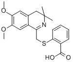 CAS#: 332358-89-1, 2-(6,7-Dimethoxy-3,3-dimethyl-3,4-dihydro-isoquinolin-1-ylmethylsulfanyl)-benzoic acid