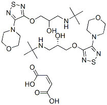 CAS#: 33305-95-2, (S)-Bis[3-[3-(Tert-Butylamino)-2-Hydroxypropoxy]-4-Morpholino-1,2,5-Thiadiazole] Maleate