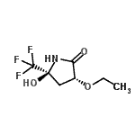 CAS#: 333339-81-4, (3R,5S)-3-Ethoxy-5-Hydroxy-5-(Trifluoromethyl)-2-Pyrrolidinone
