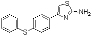 CAS 登录号：333773-69-6， 4-(4-苯硫基苯基)-1,3-噻唑-2-胺