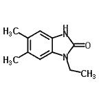 CAS 登录号：334829-54-8， 1-乙基-5,6-二甲基-1,3-二氢-2H-苯并咪唑-2-酮