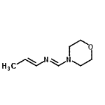 CAS#: 33483-34-0, (E)-1-(4-Morpholinyl)-N-[(1E)-1-Propen-1-Yl]Methanimine